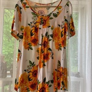 Popyoung New Sunflower Top